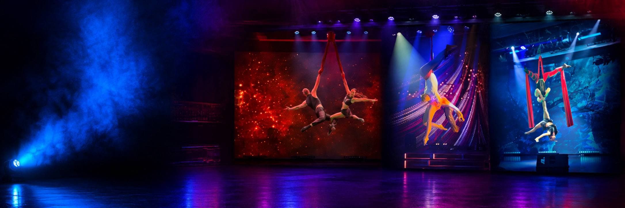 Aerial Silk Duo performance